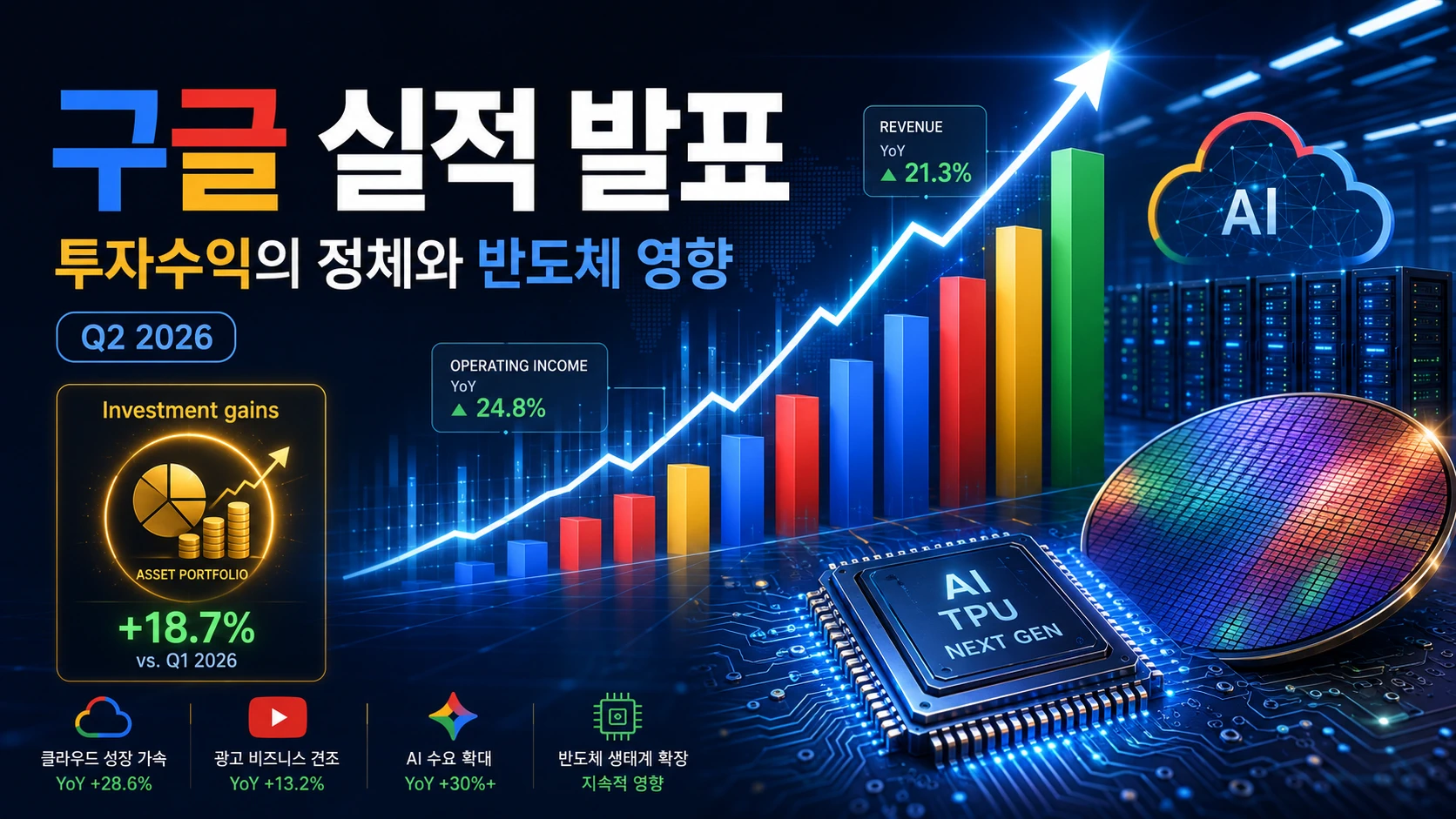 Alphabet Google Q2 2026 Earnings Investment Gains Semiconductor Impact