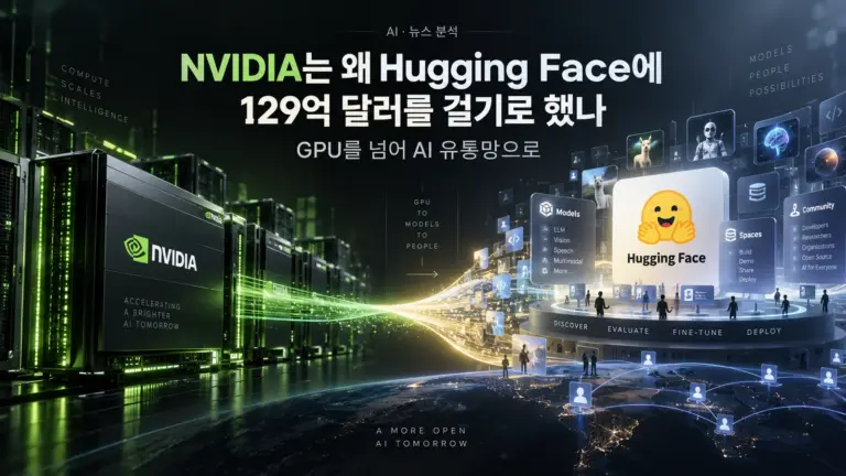 NVIDIA는 왜 Hugging Face에 129억 달러를 걸기로 했나: GPU를 넘어 AI 유통망으로