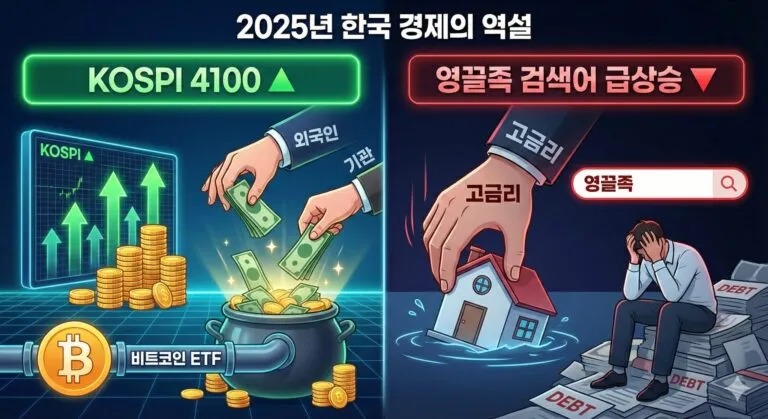코스피 4100 환호 뒤에 숨겨진 영끌족의 눈물…부의 흐름은 어디로?