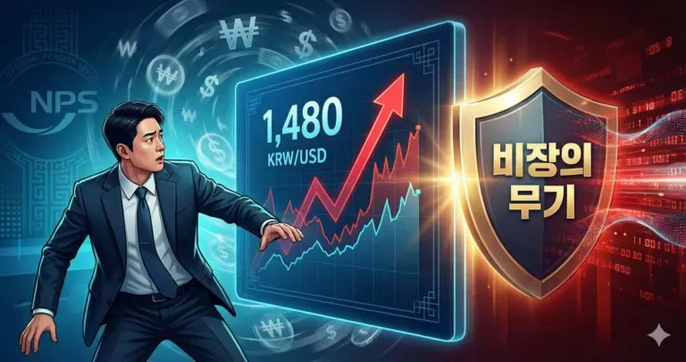 환율 1,500원 코앞&hellip; 국민연금이 꺼낸 &lsquo;비장의 무기&rsquo; 정체는? 국민연금 외환스와프